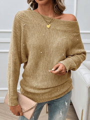 Women's casual loose long sleeve sweater