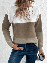 Loose crew neck sweater