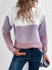 Loose crew neck sweater