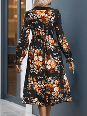 Floral Printed Midi Dress