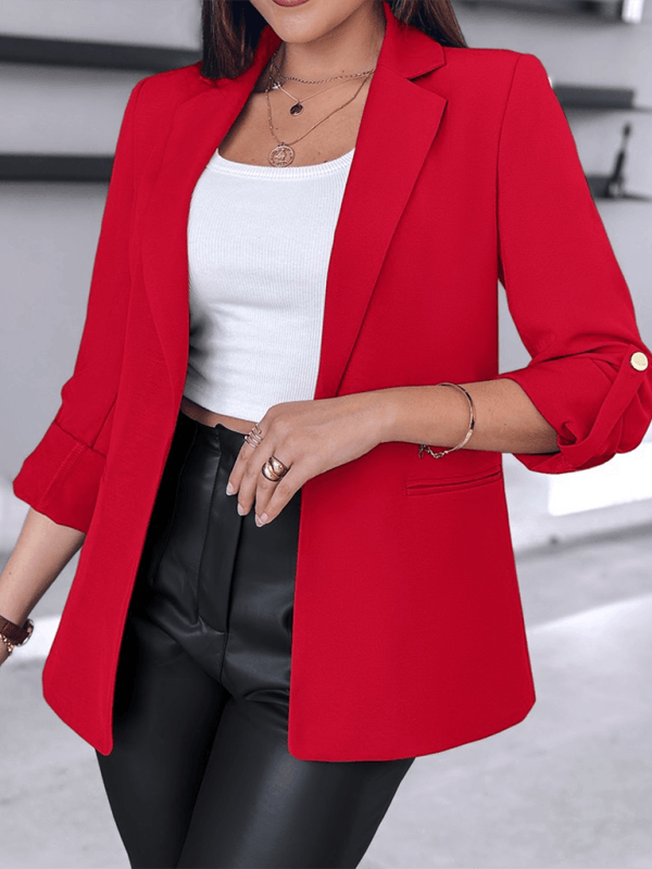 Stylish blazer with sleeves and buttons