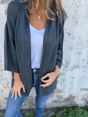 Women's Casual Loose Pocket Cardigan Jacket Top