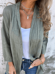 Women's Casual Loose Pocket Cardigan Jacket Top