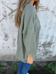 Women's Casual Loose Pocket Cardigan Jacket Top