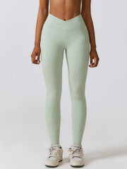 Wide Waistband Active Leggings - 808Lush