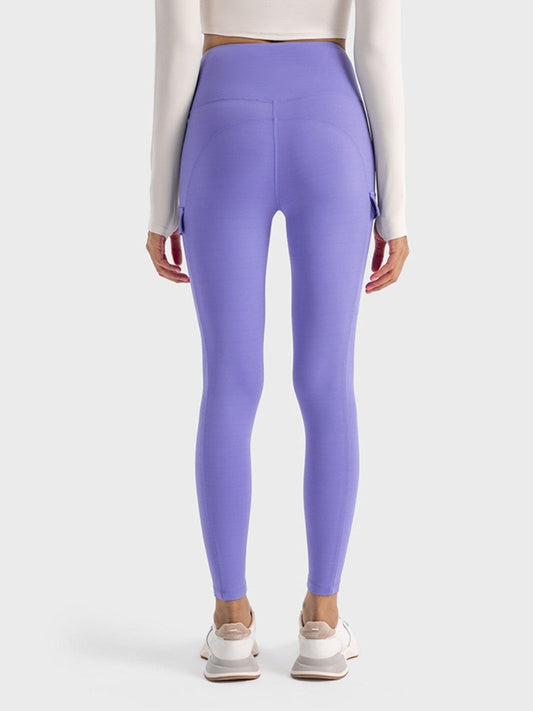 Wide Waistband Sports Leggings - 808Lush