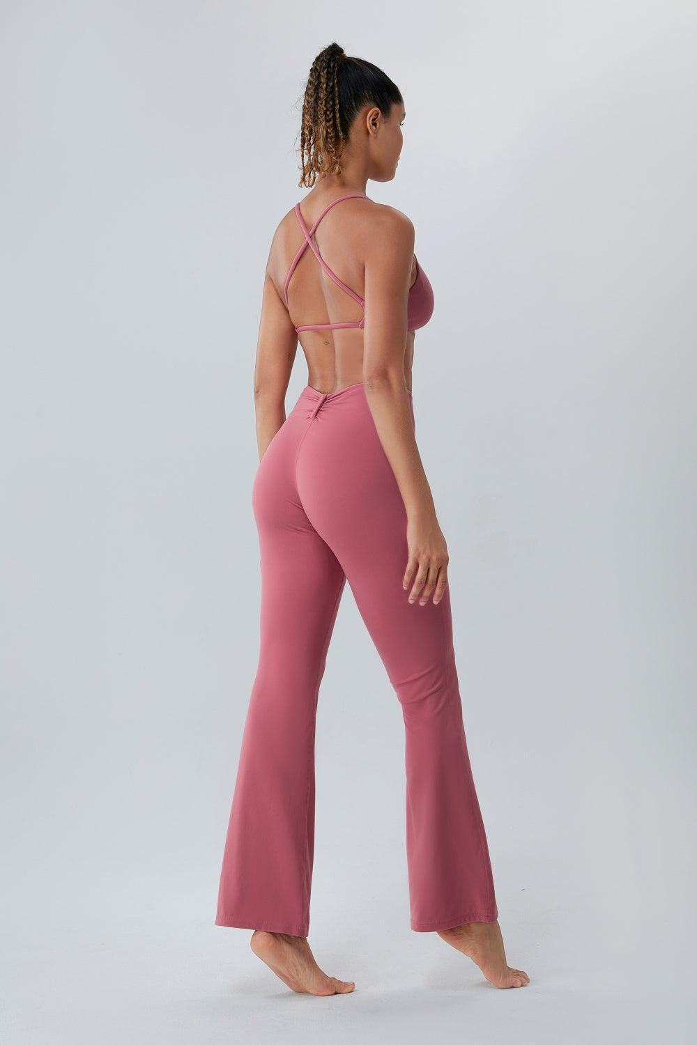 Ruched High Waist Active Pants - 808Lush