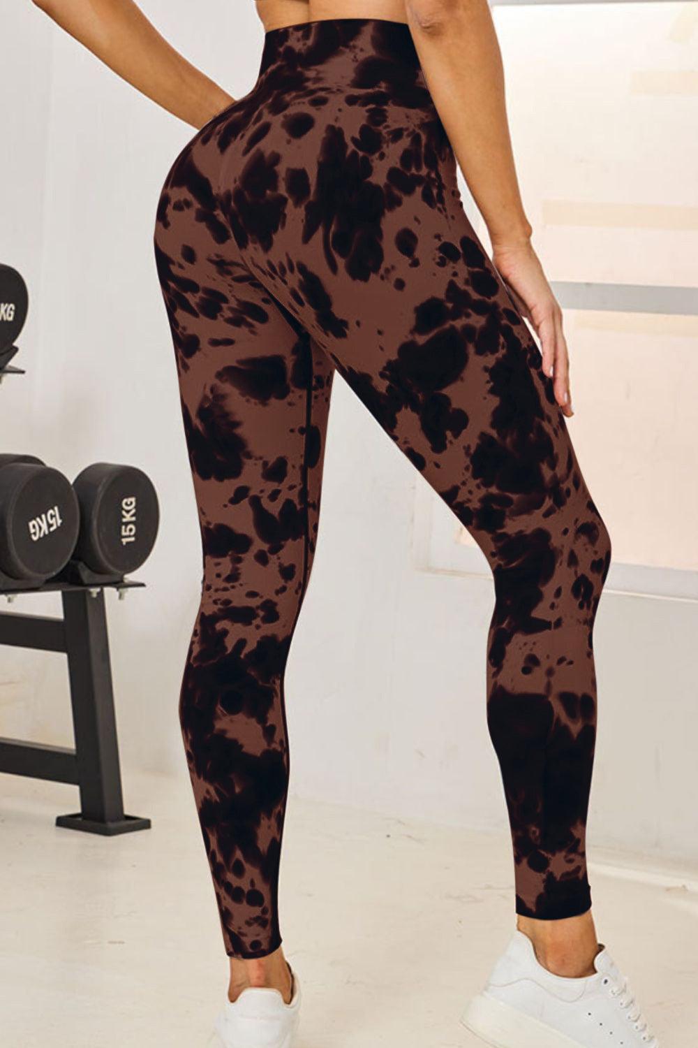 Tie-Dye High Waist Active Leggings - 808Lush