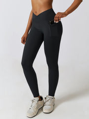 Wide Waistband Active Leggings - 808Lush