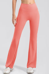 High Waist Straight Active Pants - 808Lush