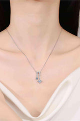 1.3 Carat Moissanite 925 Sterling Silver Necklace - 808Lush