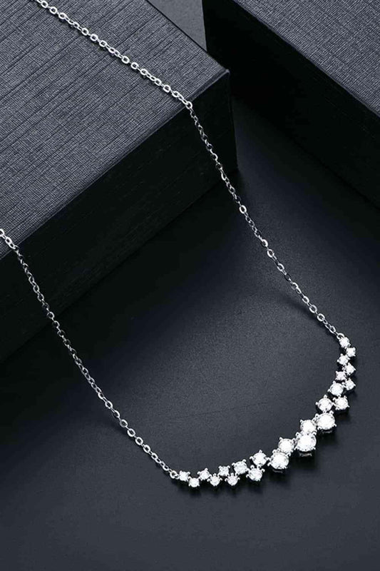 1.64 Carat Moissanite 925 Sterling Silver Necklace - 808Lush