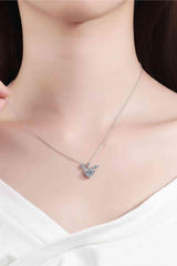 1 Carat Moissanite 925 Sterling Silver Necklace - 808Lush