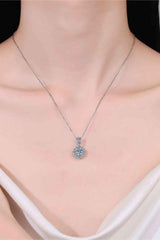 1 Carat Moissanite 925 Sterling Silver Necklace - 808Lush