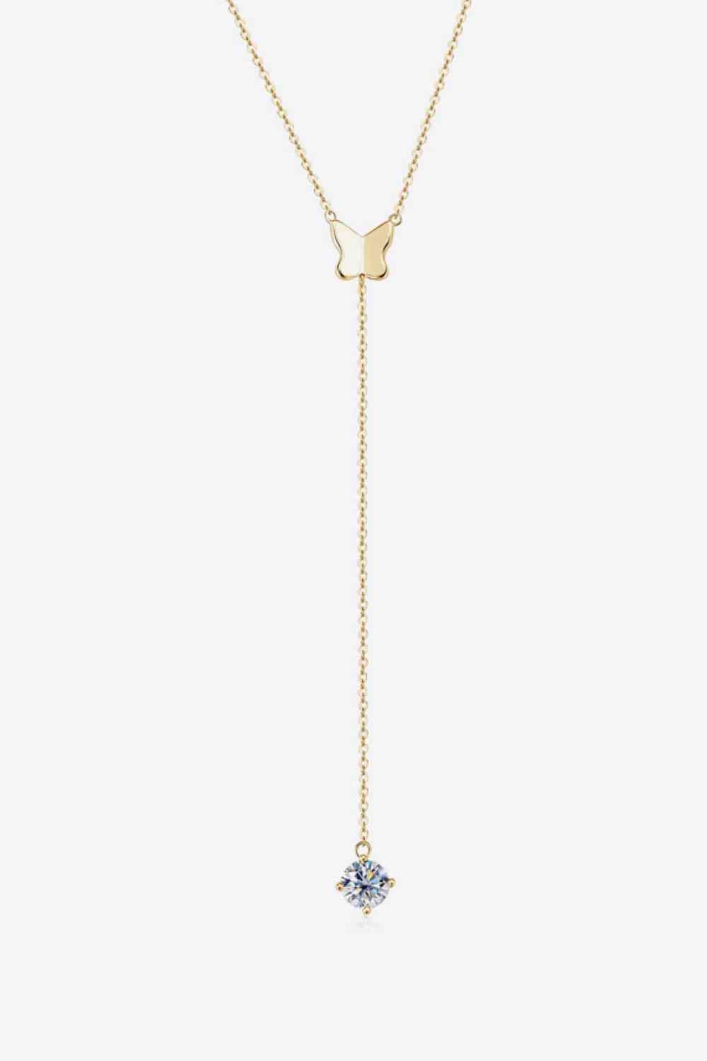 1 Carat Moissanite 925 Sterling Silver Necklace - 808Lush