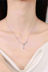 1 Carat Moissanite 925 Sterling Silver Necklace - 808Lush