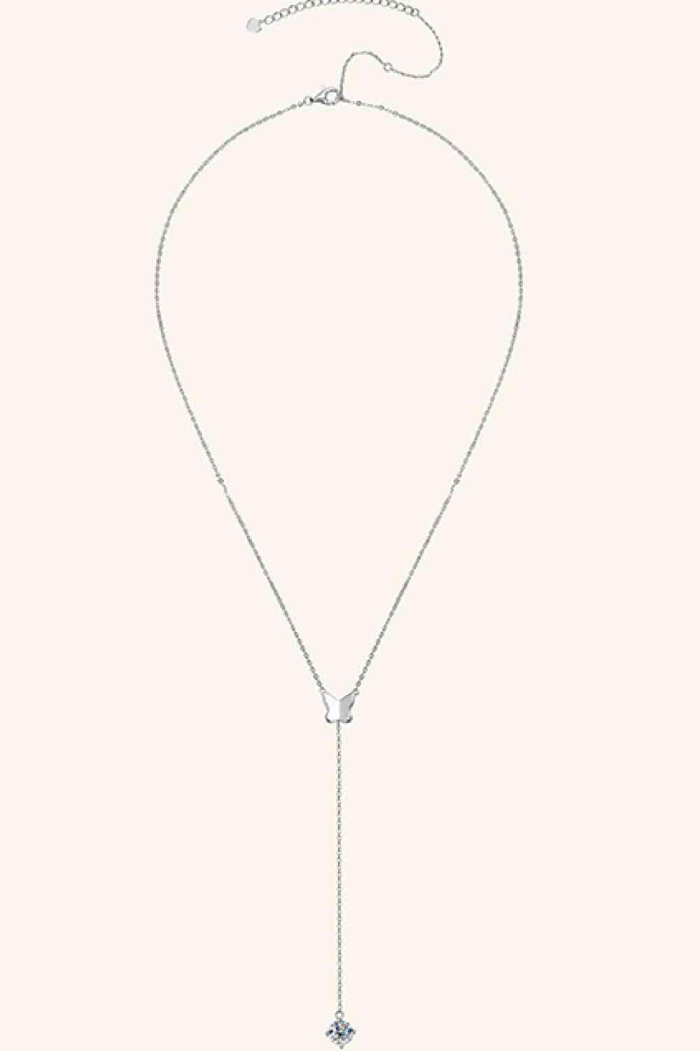 1 Carat Moissanite 925 Sterling Silver Necklace - 808Lush