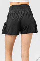 Elastic Waist Pocketed Active Shorts - 808Lush