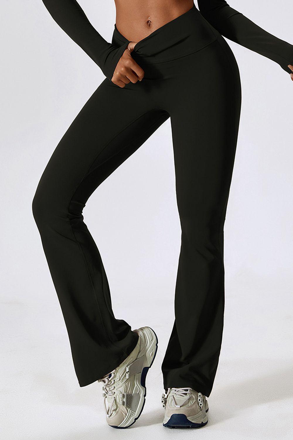 Wide Waistband Sports Pants - 808Lush