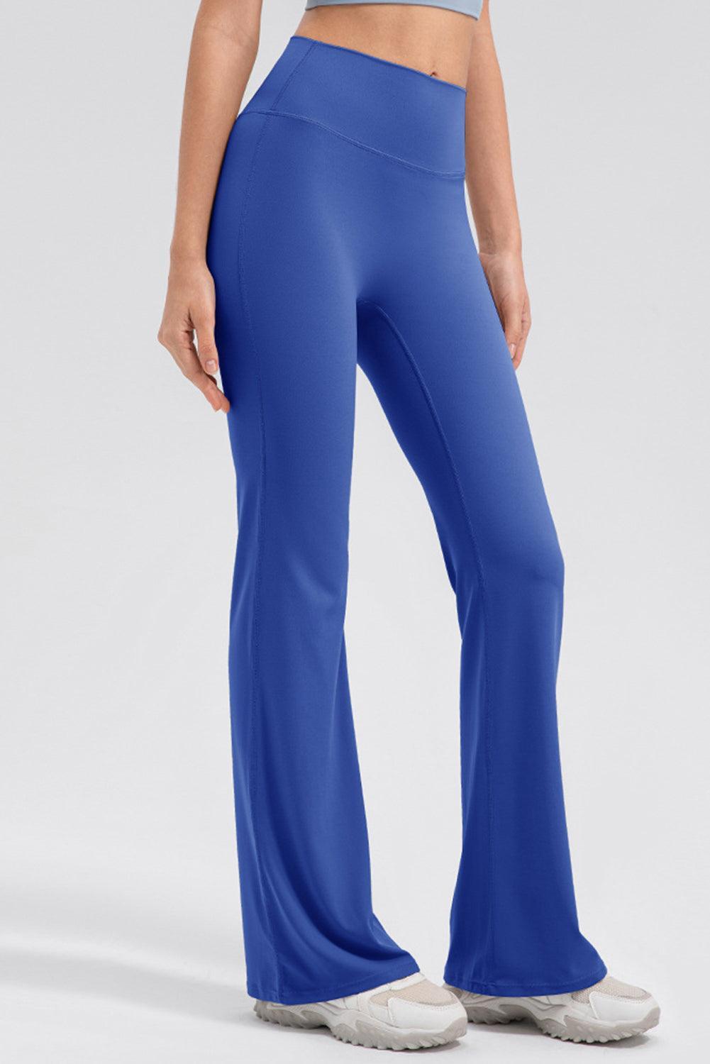 High Waist Straight Active Pants - 808Lush