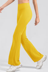 High Waist Straight Active Pants - 808Lush