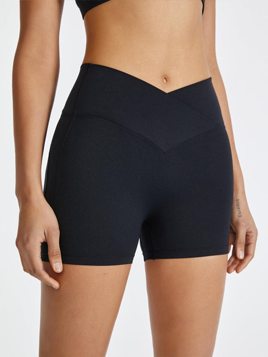 High Waist Active Shorts - 808Lush