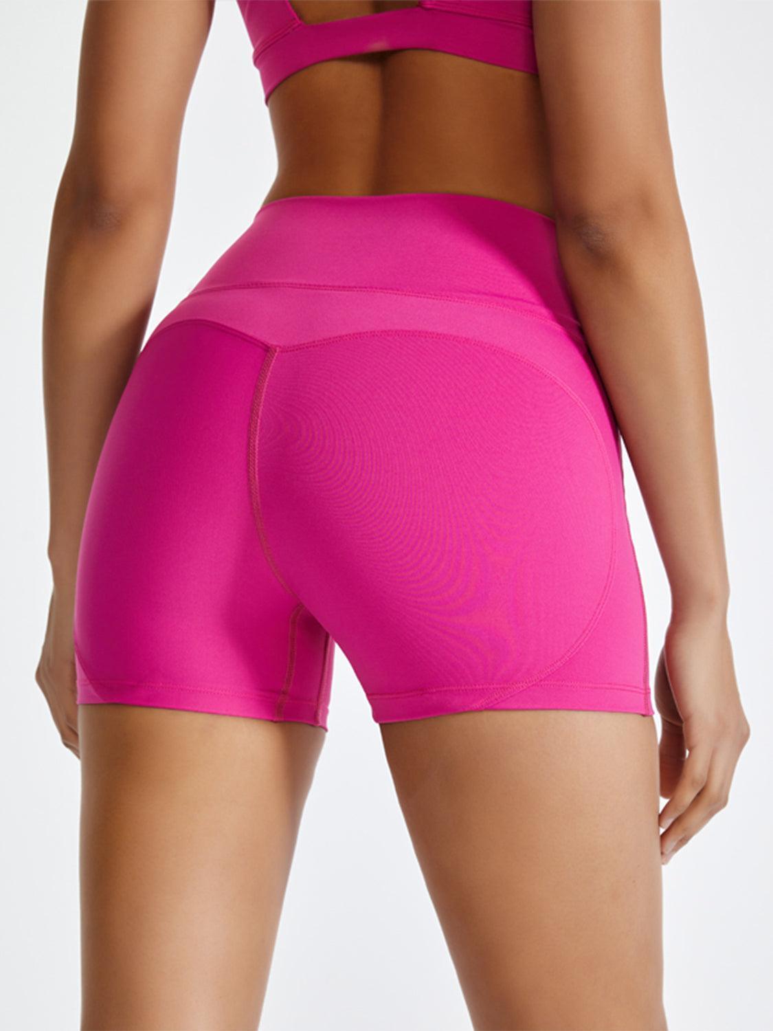 High Waist Active Shorts - 808Lush