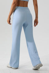 High Waist Straight Active Pants - 808Lush