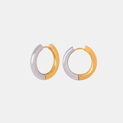 18K Gold-Plated Huggie Earrings - 808Lush