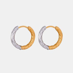 18K Gold-Plated Huggie Earrings - 808Lush