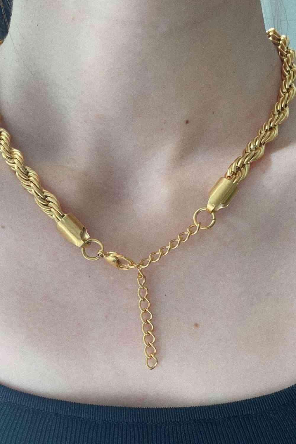 18K Gold-Plated Necklace - 808Lush