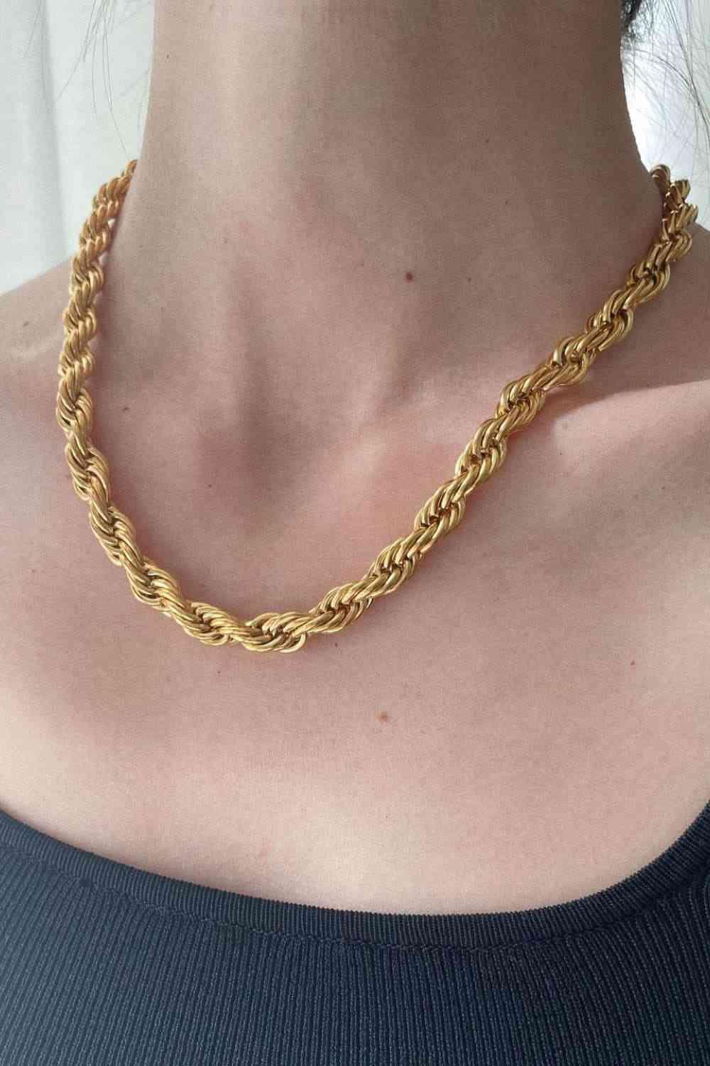 18K Gold-Plated Necklace - 808Lush