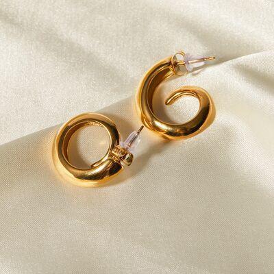 18K Gold-Plated Stainless Steel Earrings - 808Lush