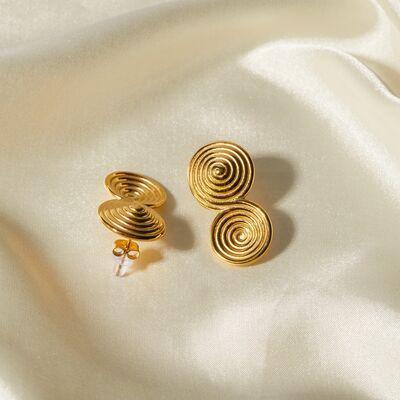 18K Gold-Plated Stainless Steel Earrings - 808Lush