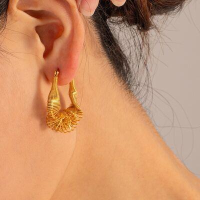 18K Gold-Plated Stainless Steel Earrings - 808Lush