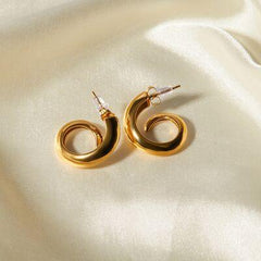 18K Gold-Plated Stainless Steel Earrings - 808Lush