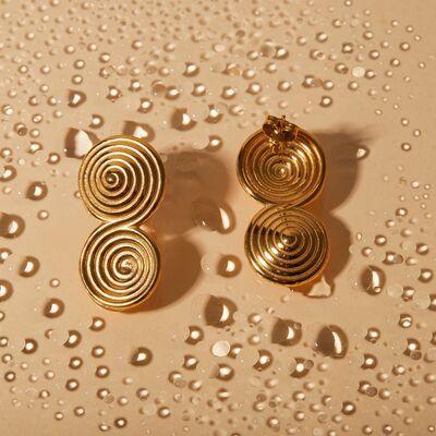 18K Gold-Plated Stainless Steel Earrings - 808Lush