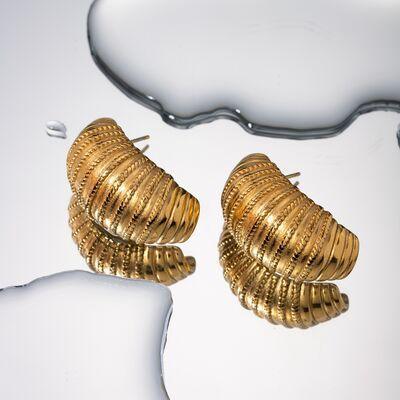 18K Gold-Plated Stainless Steel Earrings - 808Lush