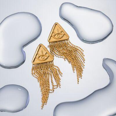 18K Gold-Plated Stainless Steel Geometric Earrings - 808Lush