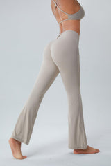 Ruched High Waist Active Pants - 808Lush