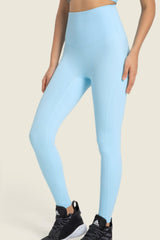 Seamless High-Rise Wide Waistband Yoga Leggings - 808Lush