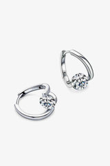 2 Carat Moissanite 925 Sterling Silver Heart Earrings - 808Lush