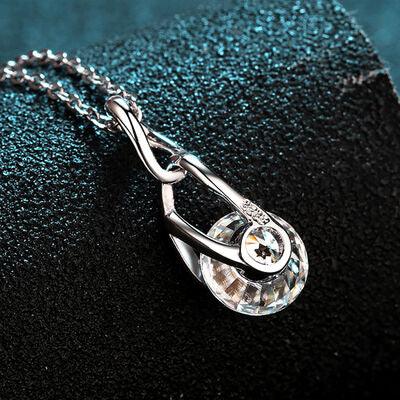 2 Carat Moissanite 925 Sterling Silver Necklace - 808Lush