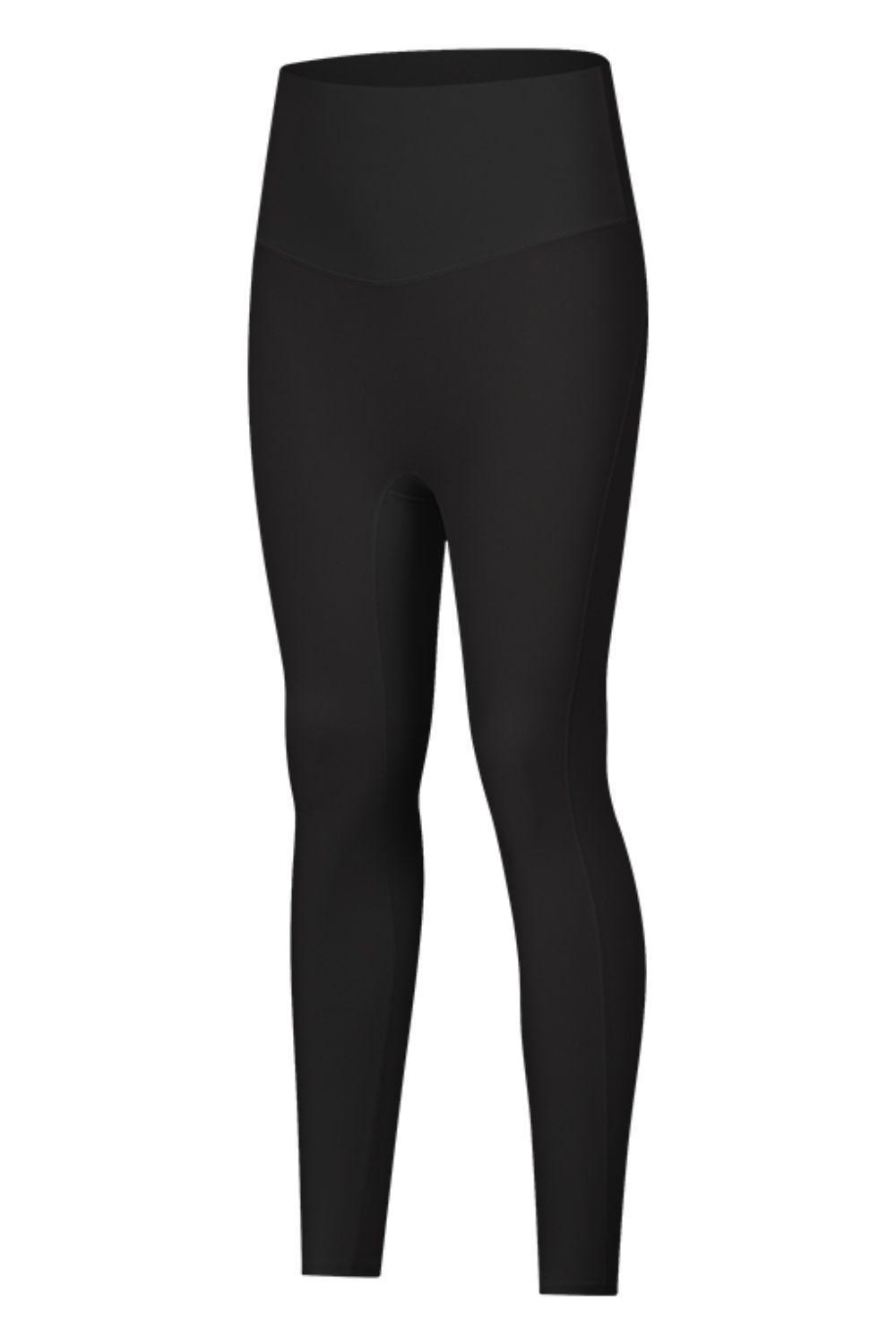 Seamless High-Rise Wide Waistband Yoga Leggings - 808Lush