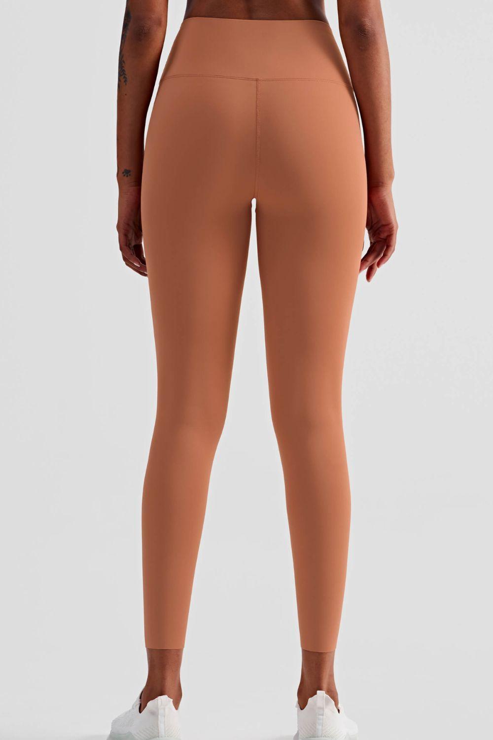 Ankle-Length High-Rise Yoga Leggings - 808Lush