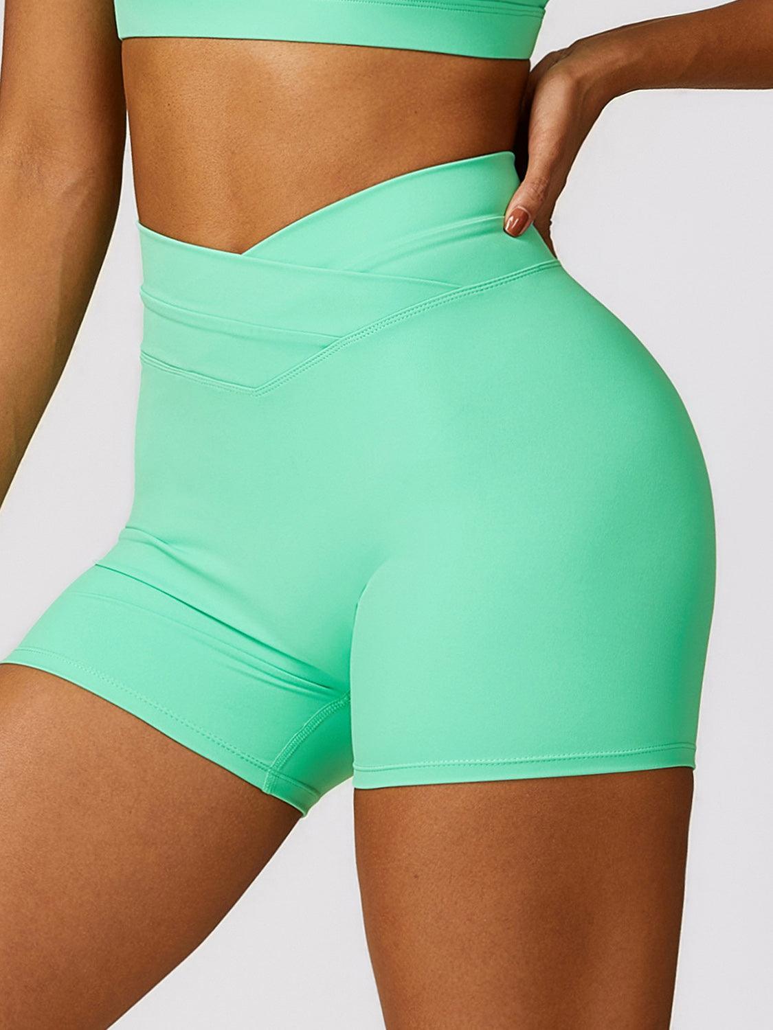 High Waist Active Shorts - 808Lush