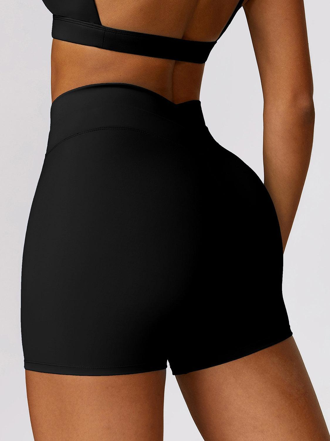 High Waist Active Shorts - 808Lush