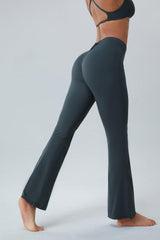 Ruched High Waist Active Pants - 808Lush