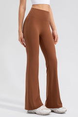 High Waist Straight Active Pants - 808Lush