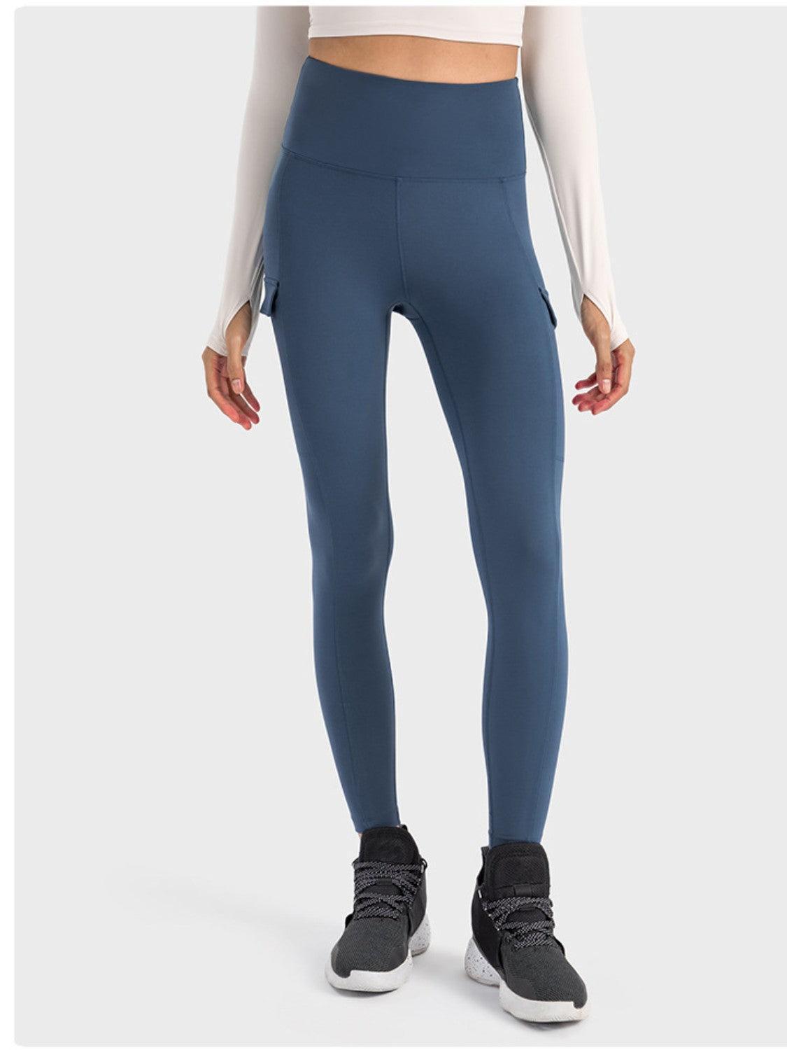 Wide Waistband Sports Leggings - 808Lush